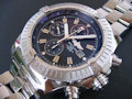 Breitling SUPER AVENGER CHRONO STEEL STEEL BLACK DIAL Breitling SUPER AVENGER CHRONO STEEL STEEL BLACK DIAL